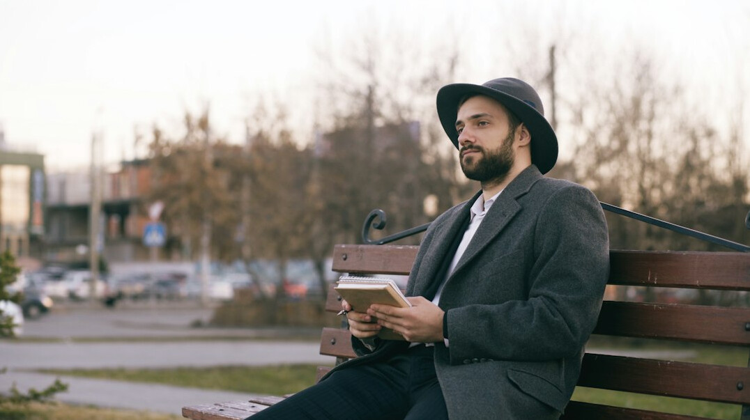 author reflecting on story