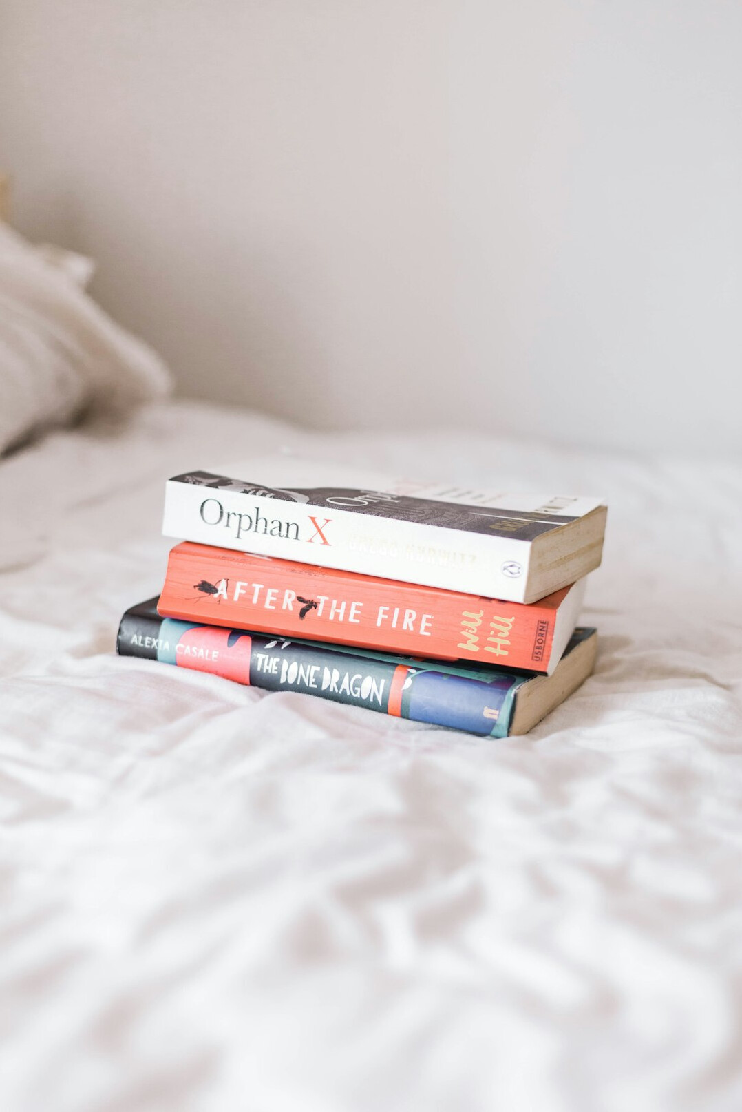 stack of crime novels
